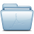 Adobe PDF Blue Icon